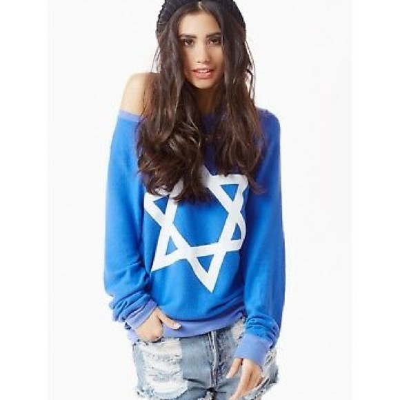 Wildfox Tops - New Wildfox | Star of David Hanukkah Sweatshirt M